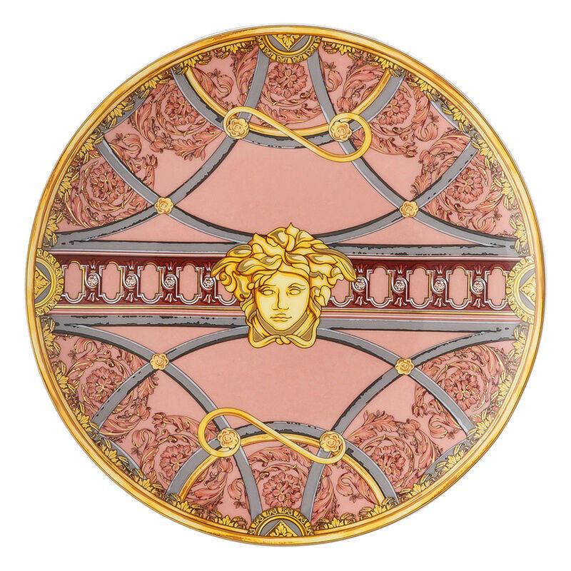 Versace piatto piano 17 cm scala palazzo rosa Versace piatto piano 17 cm scala palazzo rosa