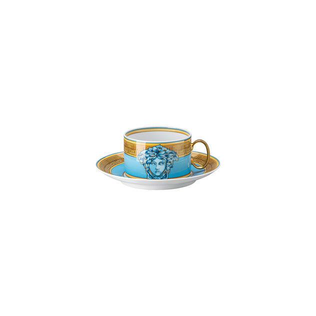 Versace tazza the con piattino medusa amplified blue Versace tazza the con piattino medusa amplified blue