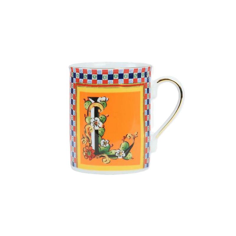 Baci milano mug lettera L ortigia Baci milano mug lettera L ortigia