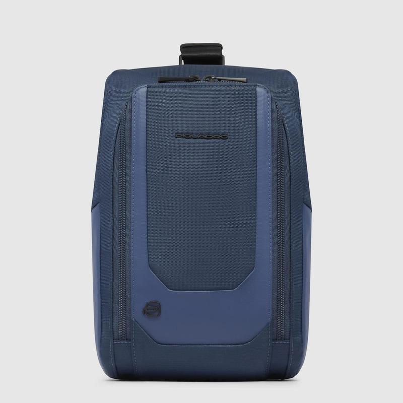 Piquadro Monospalla uomo blu in tessuto riciclato Piquadro Monospalla uomo blu in tessuto riciclato